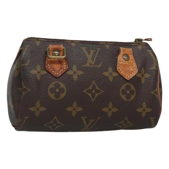 LOUIS VUITTON Monogram Mini Speedy Hand Bag - Picture 1 of 15